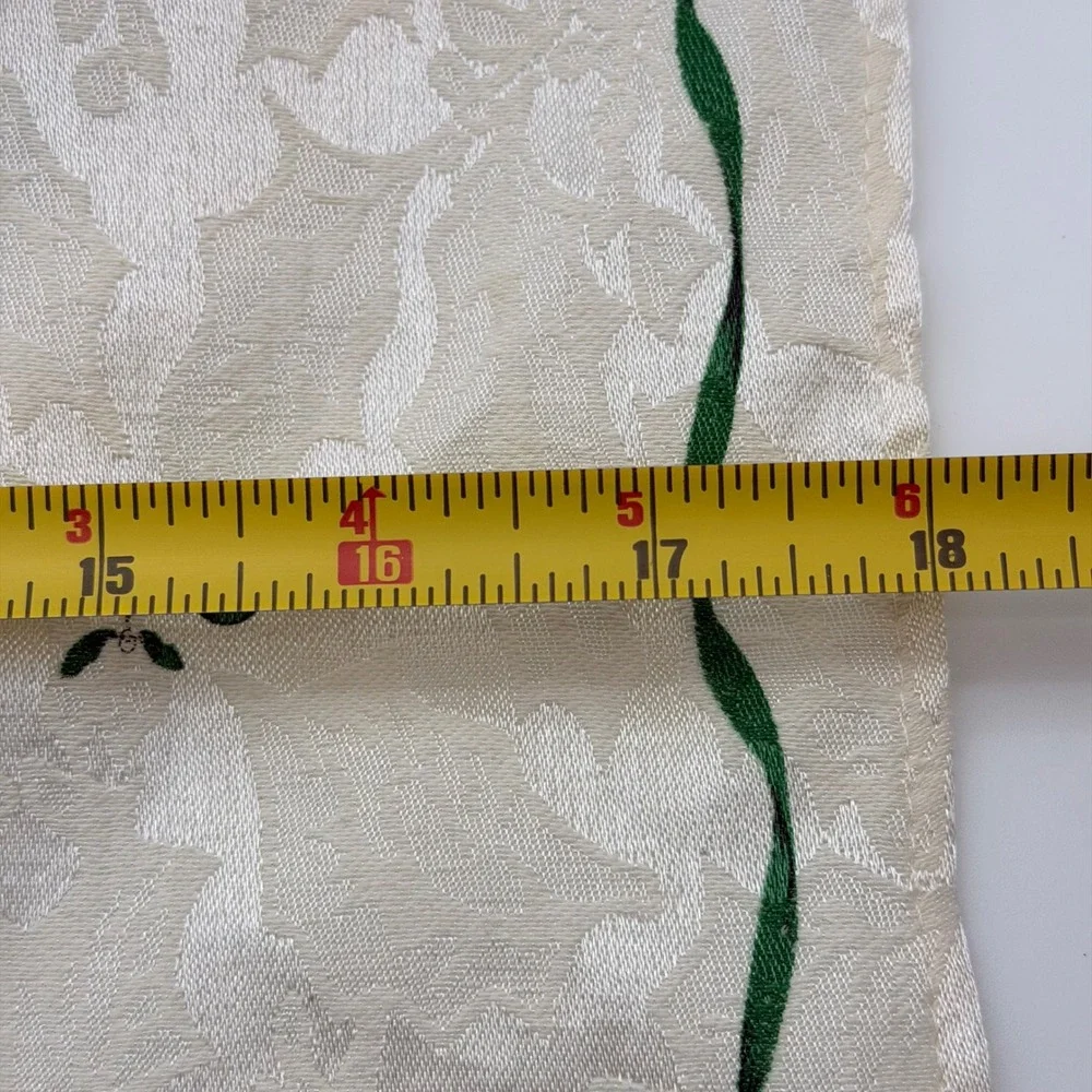 Vintage Spode Christmas Tree Pattern Cloth Napkins Set of 4 Holiday Table Linens
